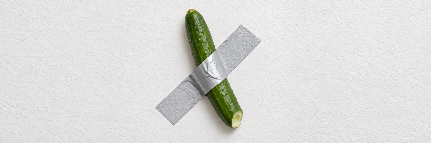 cukedian taped cucumber banner
